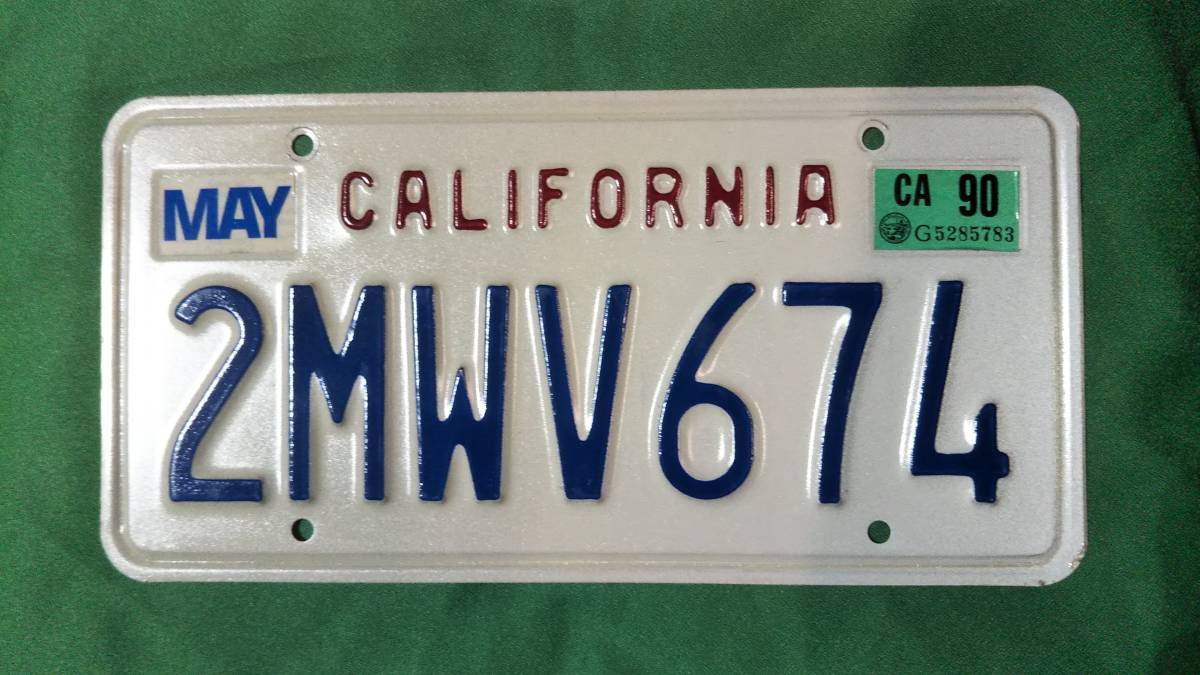 カリフォルニアナンバープレート 15台分 カリフォルニアナンバープレート 15台分