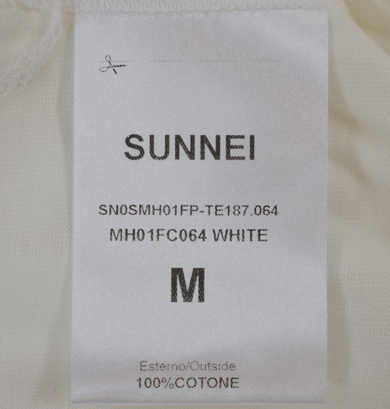 SUNNEI/スンネイ　IHFプリントTシャツ　MH01FC064　サイズ：M　カラー：ホワイト　22n06_画像4
