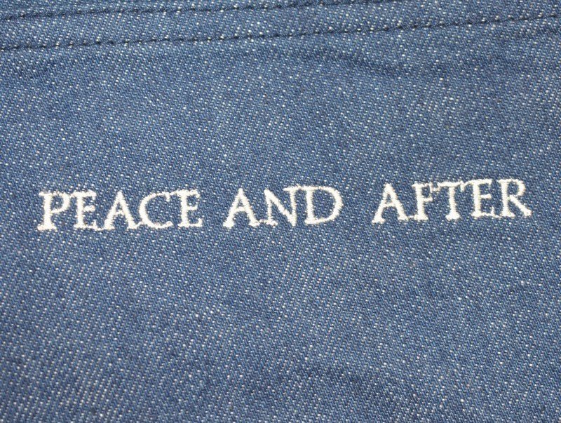 Peace and After/ピースアンドアフター　バロックリーフ刺繍ストレッチデニムパンツ　PA-21INPT-01　サイズ：M　カラー：ブルー　21n06_画像3