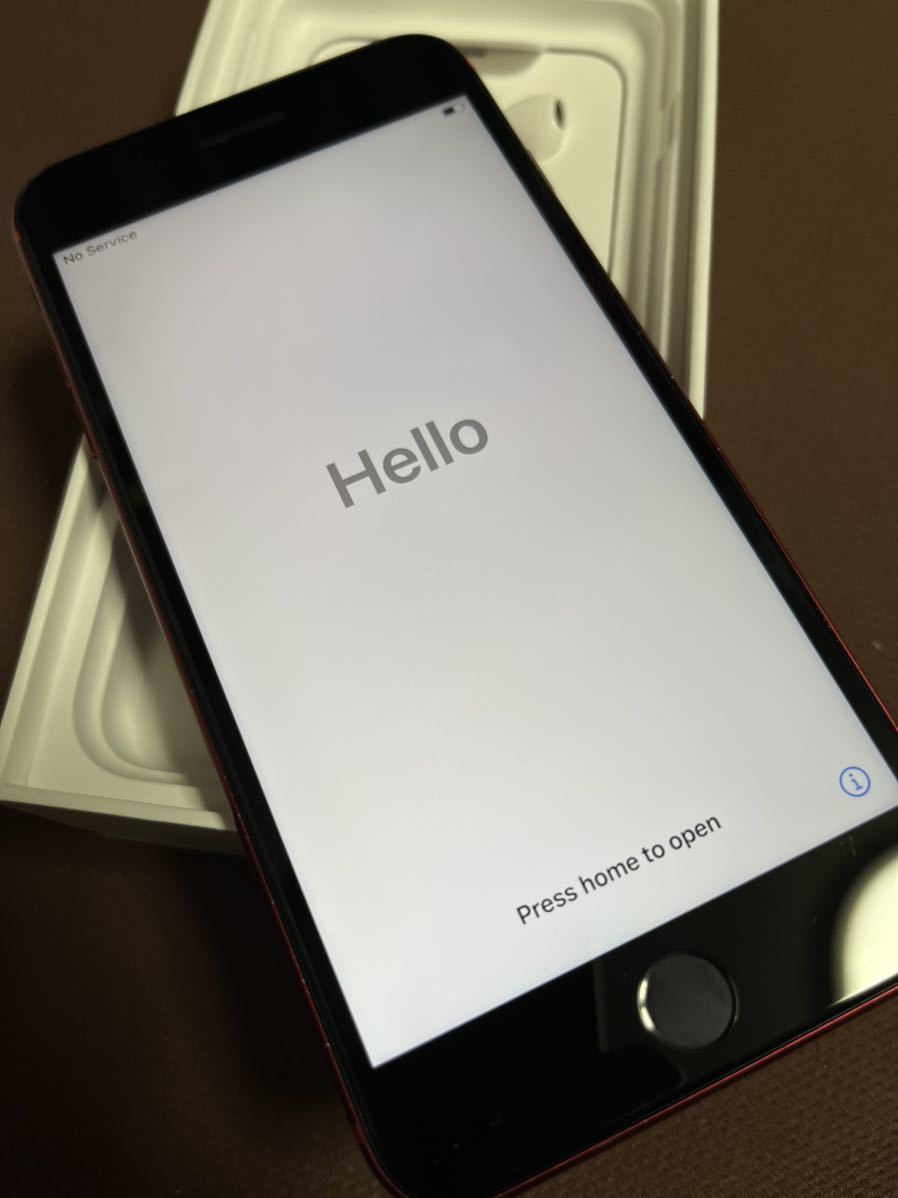 iPhone8 Plus 64GB SIMフリー レッド SIMロック解除 ドコモ docomo