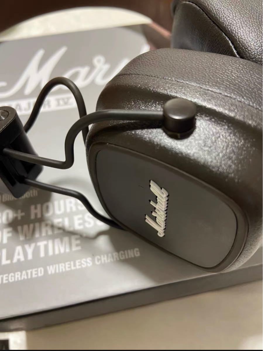 数量は多 Marshall Major Ⅳ ワイヤレスオンイヤーヘッドホン ブラック