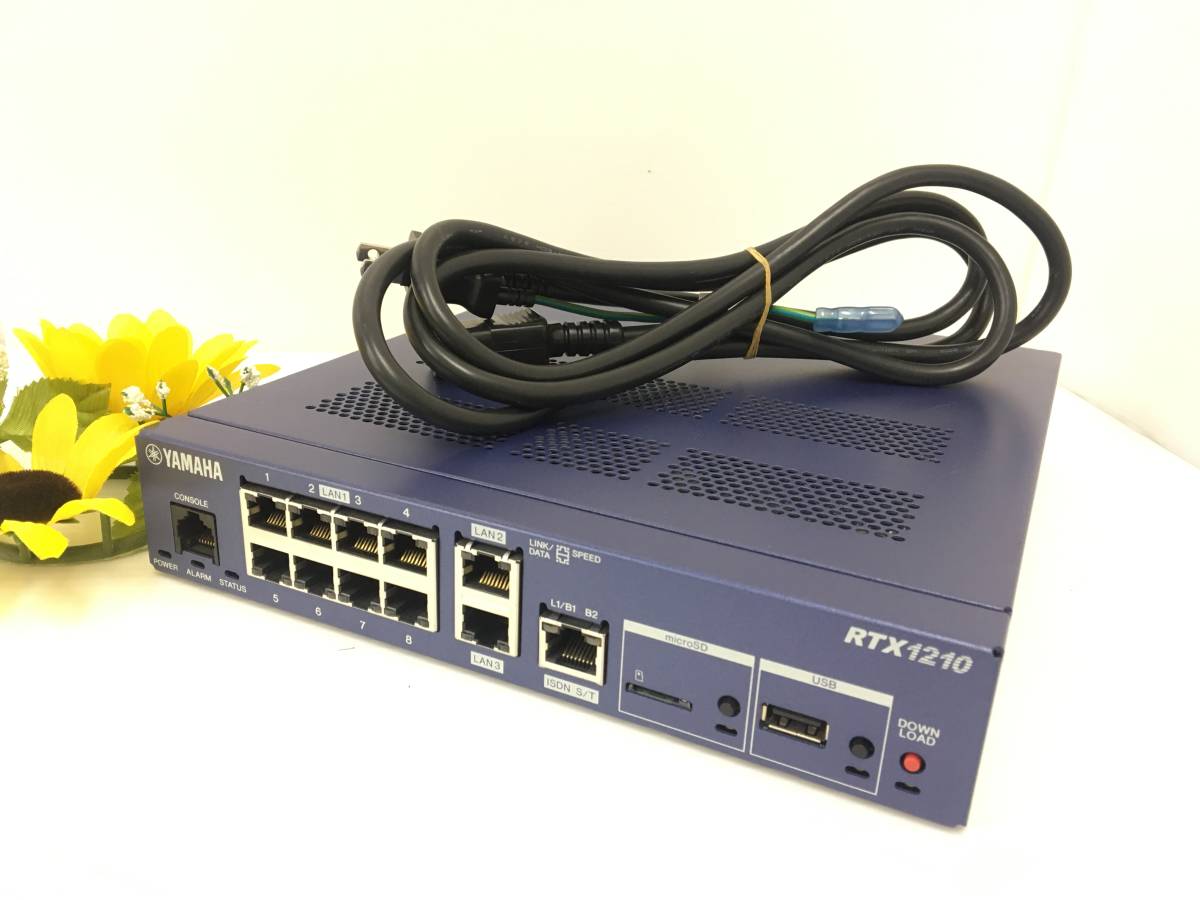 ☆【良品】YAMAHA ヤマハ RTX1210 ギガアクセスVPNルーター 動作品 www