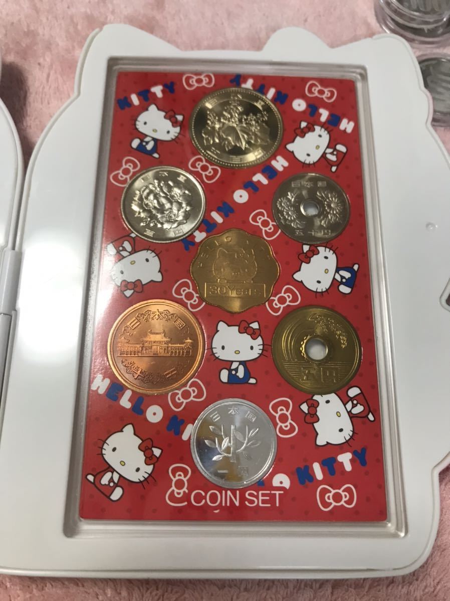 HELLO KITTY Coin Set ハローキティ 貨幣セット 30 Anniversary ミントセット 中は、2004年 ミント貨幣とキテイのコイン付き#キテイ #kitty_画像2