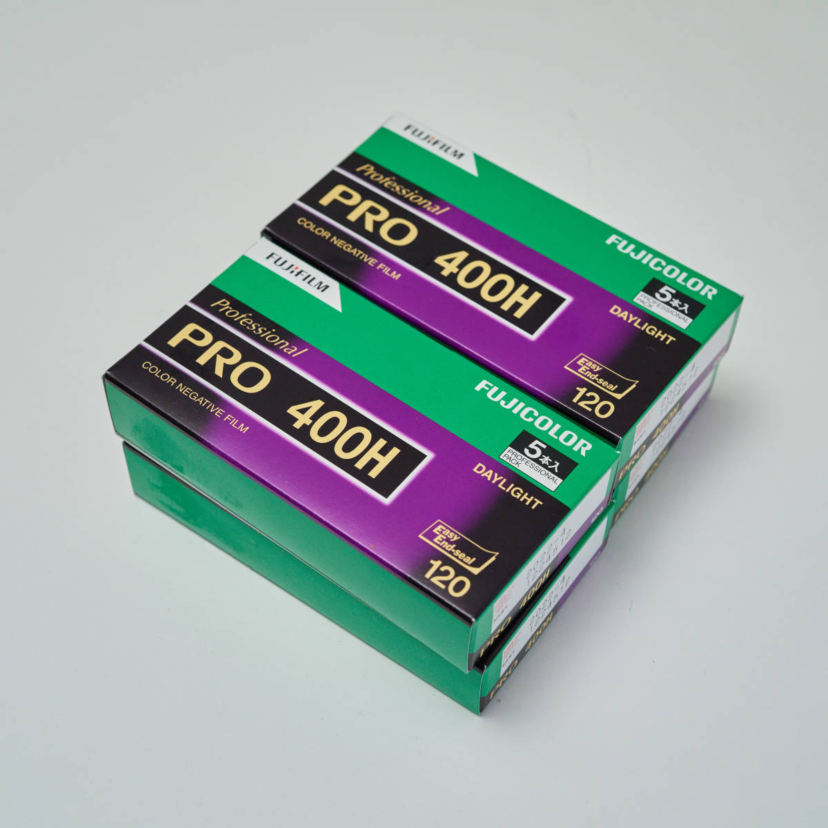 富士フイルムPRO400H120-5本パックx4箱セット計20本 期限切れ