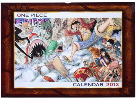 【集英社】ONE PIECE ワンピース 集英社コミックカレンダー2012★新品・未開封★複製原画、イラスト集、ポスターの用途にお勧めです★_画像1