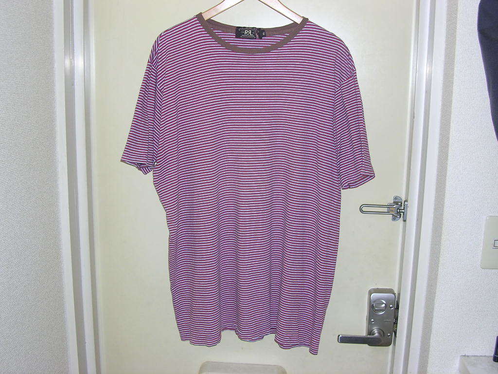 90s USA製 ダブルアールエル RRL ボーダー Tシャツ XL vintage old