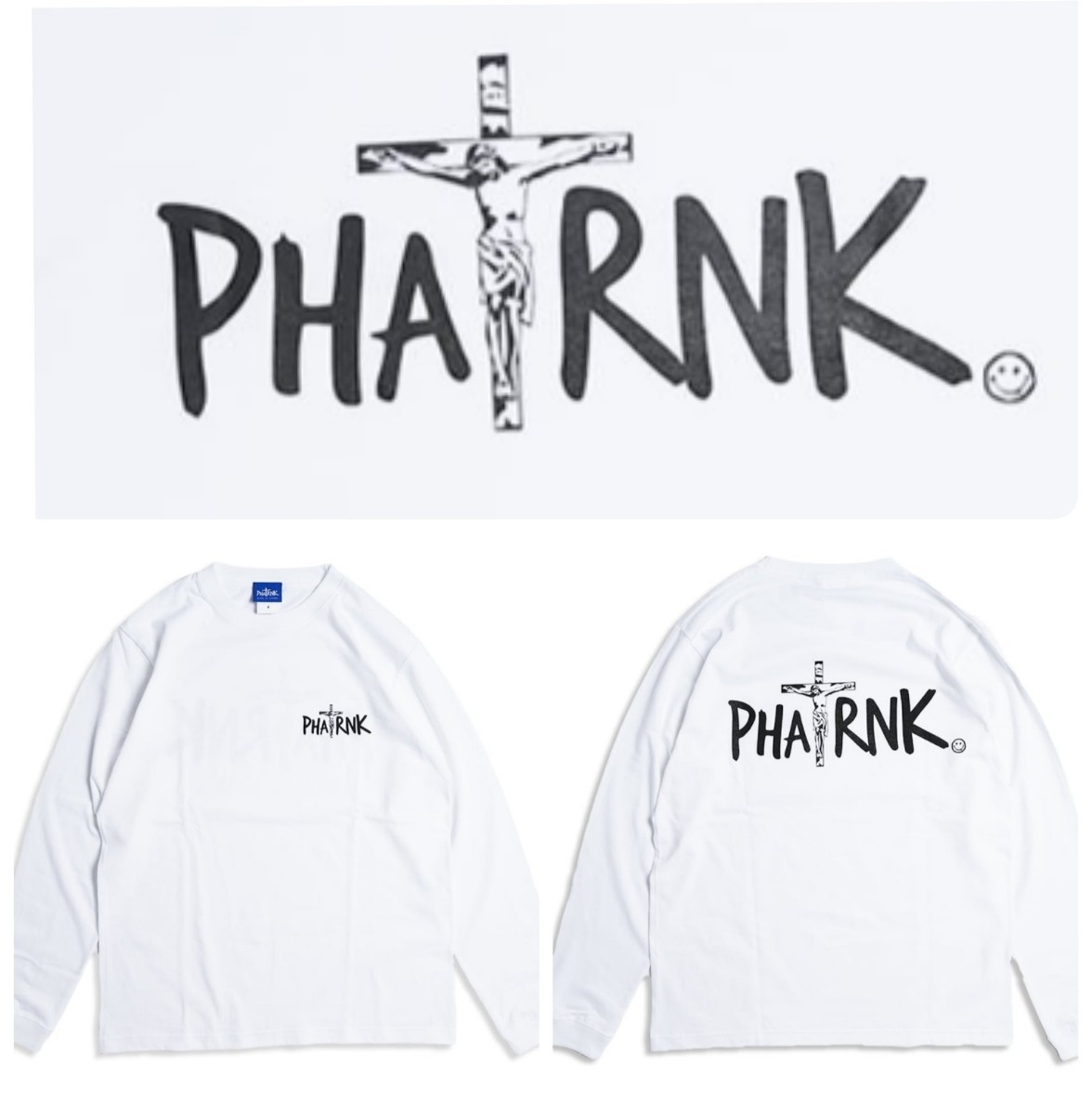 新作 【PHATRNK✙ふぁっとらんく】 Old Pロゴ SWEAT PK L 黒 www