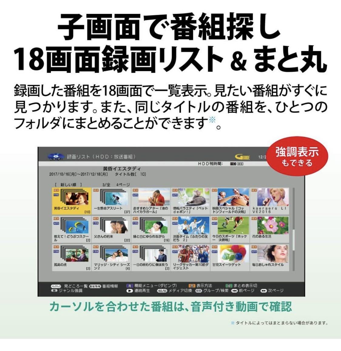 シャープ AQUOSブルーレイ 2B-C10DT1 2021年製 新品 3番組同時録画可能