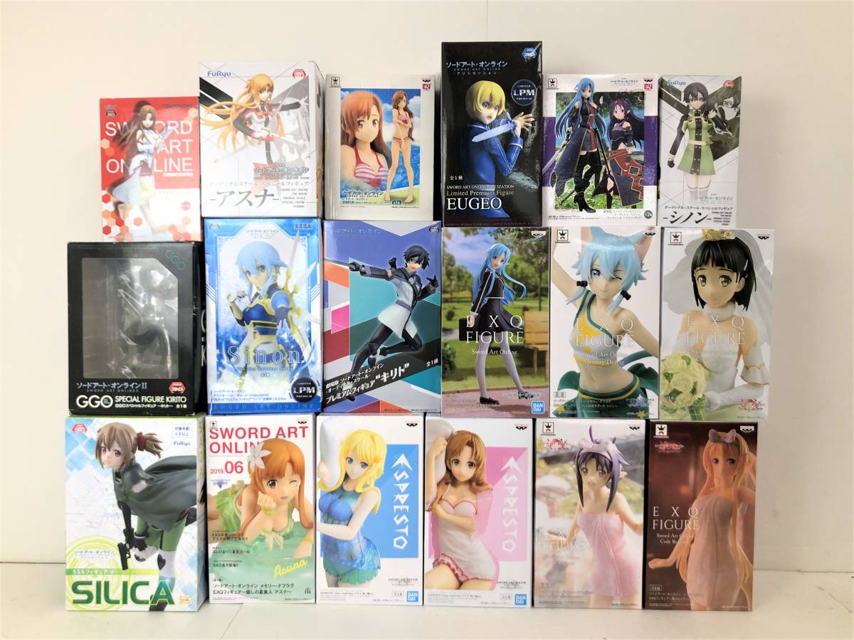 4208)【まとめ売り】ソードアート・オンライン SAO フィギュア 18箱