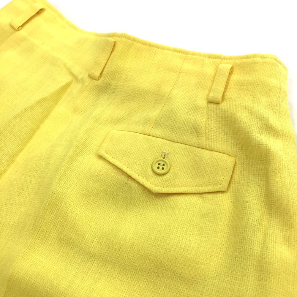 *Leilian Leilian linen. gaucho pants lady's size 9 bottoms vitamin color shorts 0403628 1BA/40207