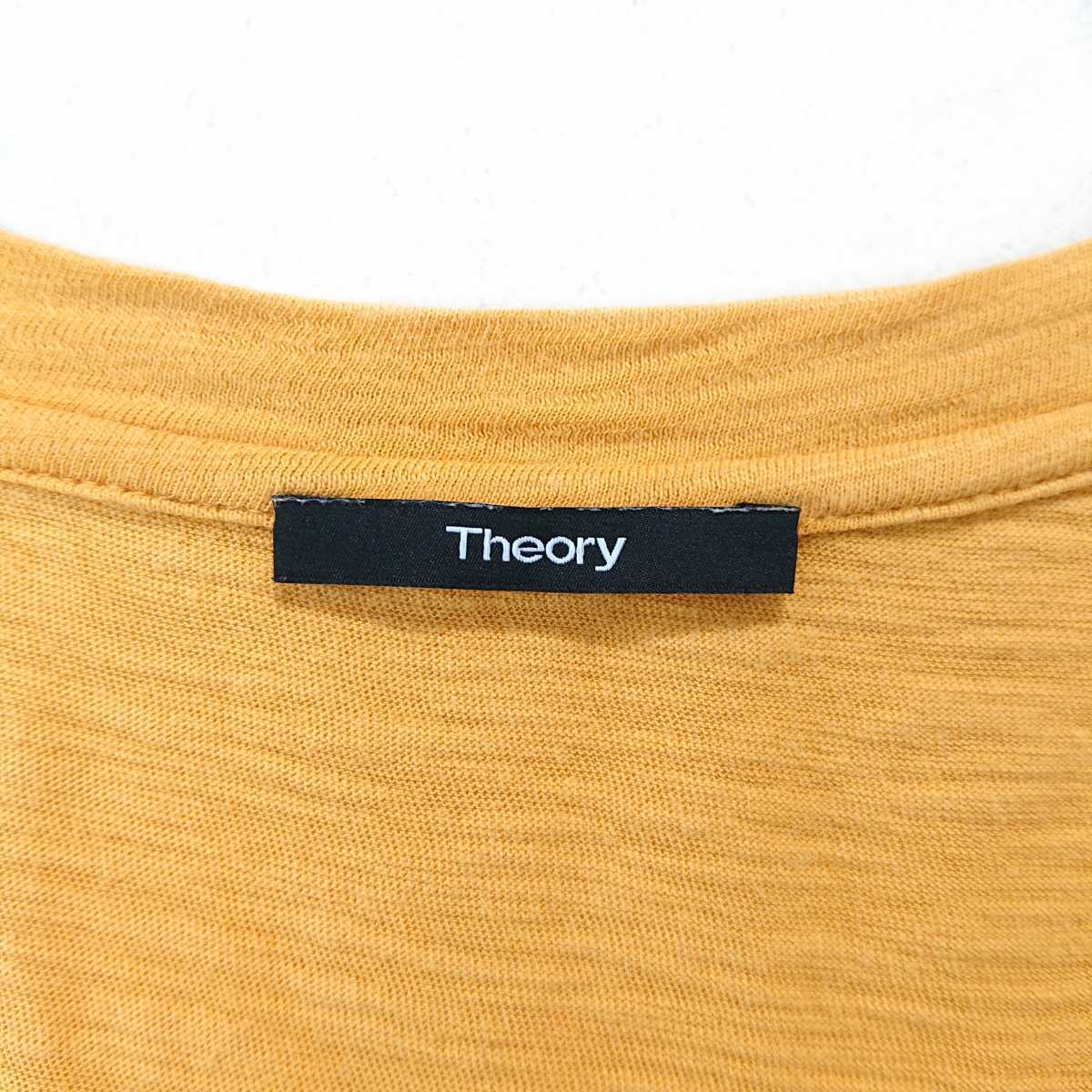 Theory セオリー 2020SS 洗える スラブコットン カットソー Tシャツ プルオーバー サイズS 定価1.2万_画像7