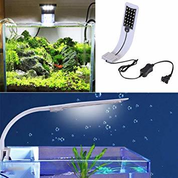 ホワイト LEDGLE LEDアクアリウムライト 水槽 ライト 小型水槽ランプ 10W 長寿命 省エネ 水槽照明 観賞魚 熱帯魚_画像7