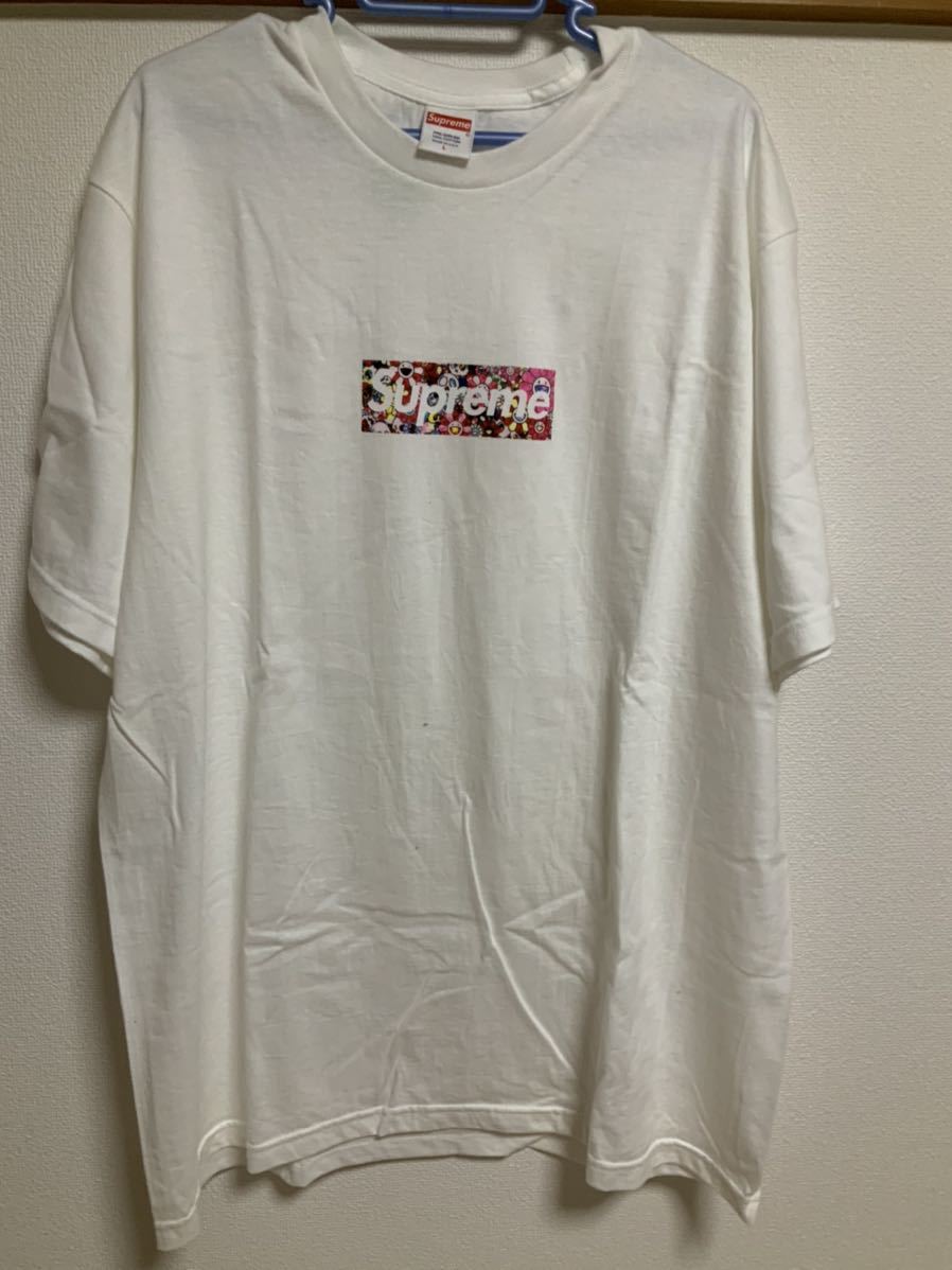 1円~ 激安 シュプリーム TシャツSupreme Tee ボックスロゴ村上隆 Logo