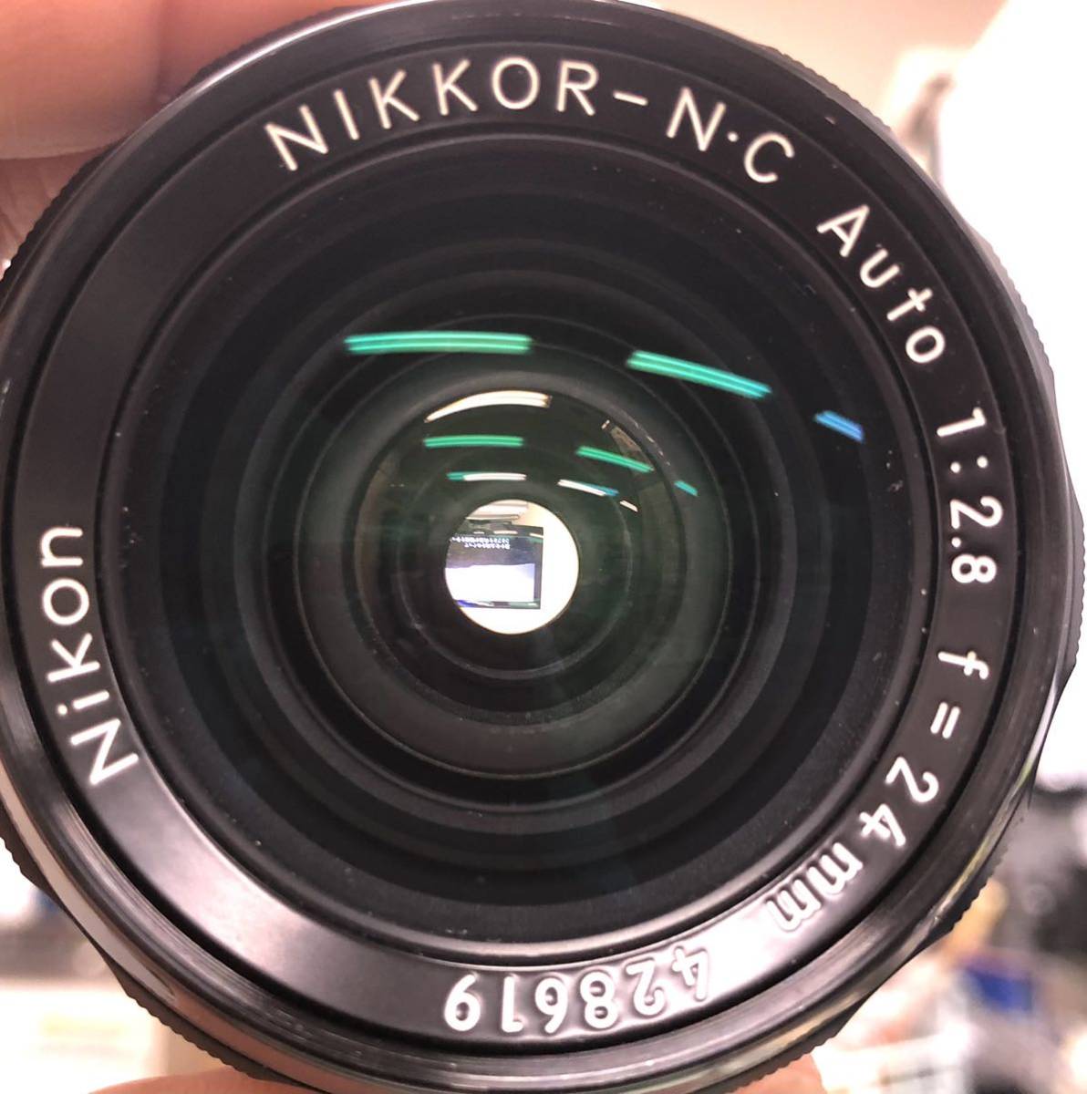 ニコン NIKON ニッコール NIKKOR-N・C Auto 24mm f2.8 Ai改 ニコン正規改造 No.428619 NH-1フード付_画像7