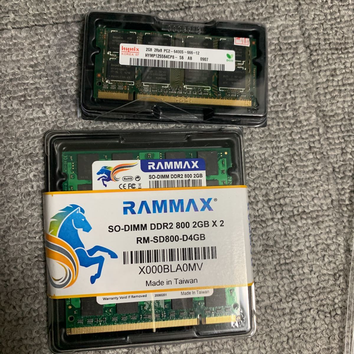 売れ筋がひ贈り物！ RAMMAX SODIMM DDR2-800 2GBx2