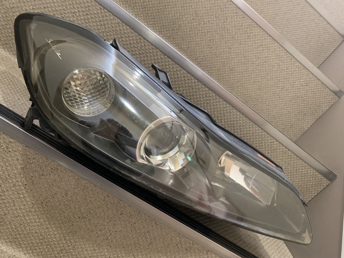 良品 S15 シルビア 純正 ヘッドライト キセノン HID 運転席側 右