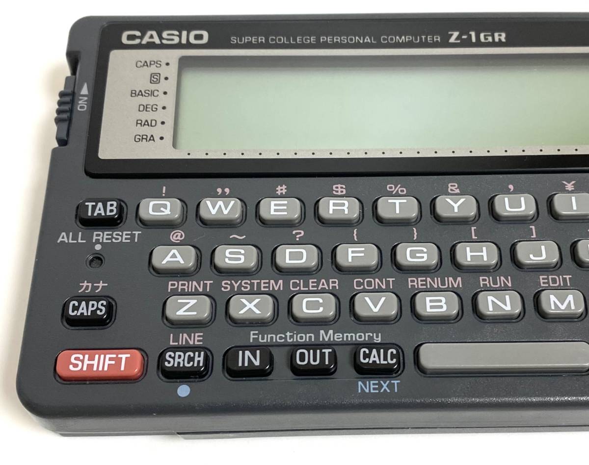 * Junk * Casio CASIO карманный компьютер -Z-1GR карманный компьютер I220703
