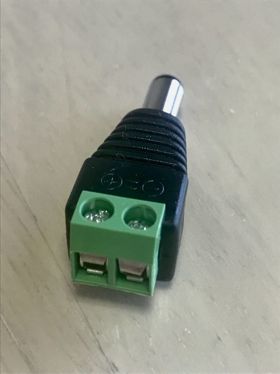 DC connector screw terminal adapter 5.5mm x 2.5mm DC 12V DC Jack ①