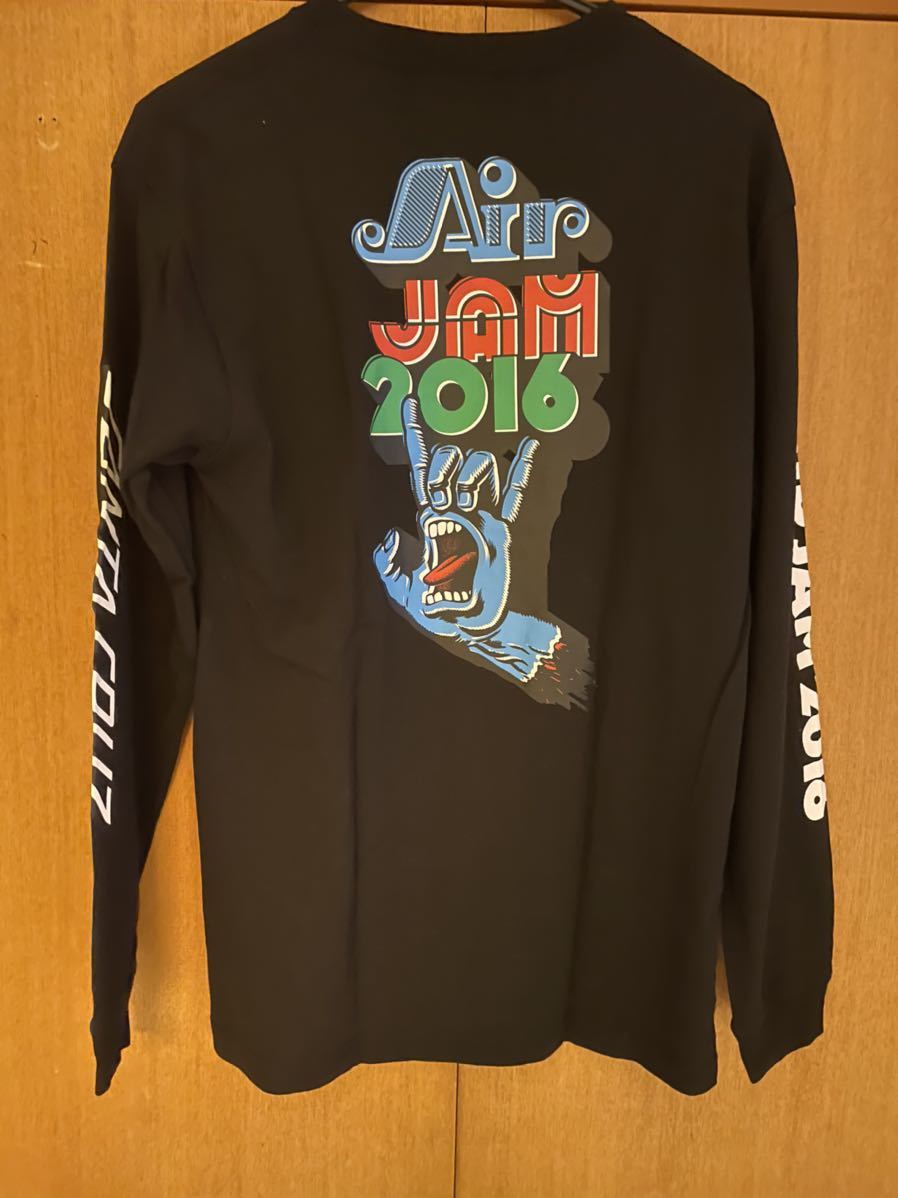 新品 air jam 2016 santa cruz Tシャツ M ハイスタ hi standard pizza of death バンド ロンT 長袖 powell dog town vans thrasher zorlac