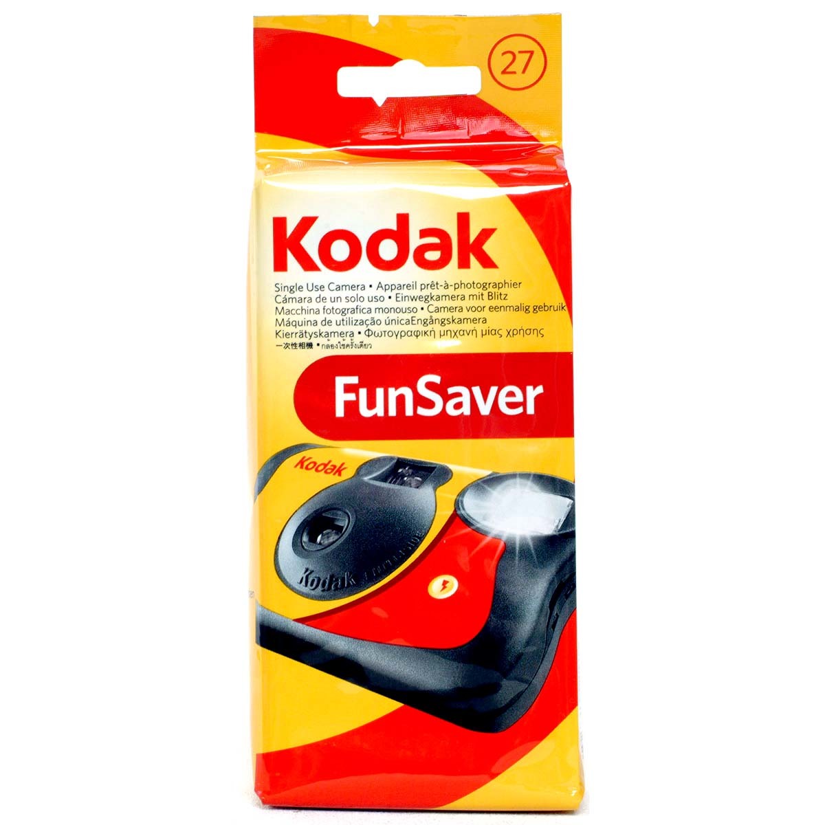 コダック FunSaver 800-27枚撮【2個】フラッシュ付 使い捨てカメラ ISO感度800 135/35mm【即決】EK FUN-SAVER800★Kodak 041778617762 新品_画像2