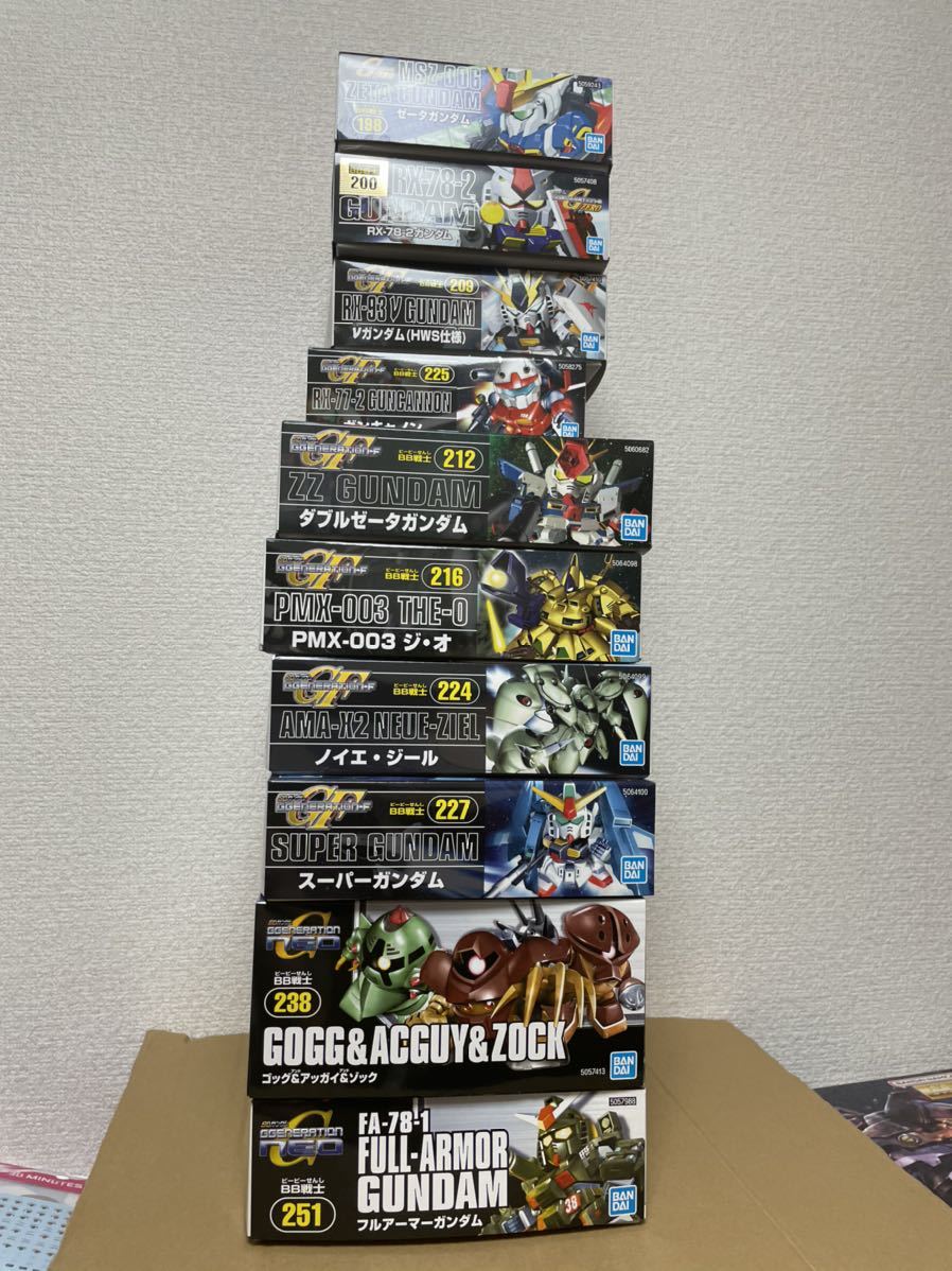 新品☆SDガンダムBB戦士シリーズ10点 ジ・オ＋ノイエ・ジール＋ゴッグ