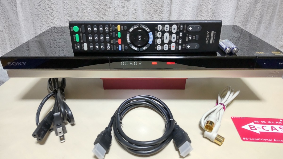 SONY BDZ-ZW550 ブルーレイレコーダー W録画 外付けHDD対応 無線LAN