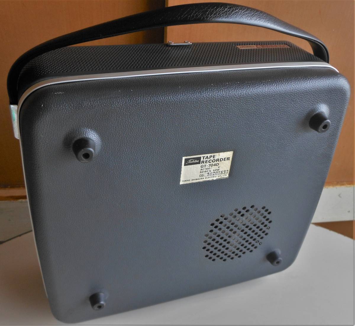 60s 東芝 4トラック オープンリール テープレコーダー GT-704D 動作品