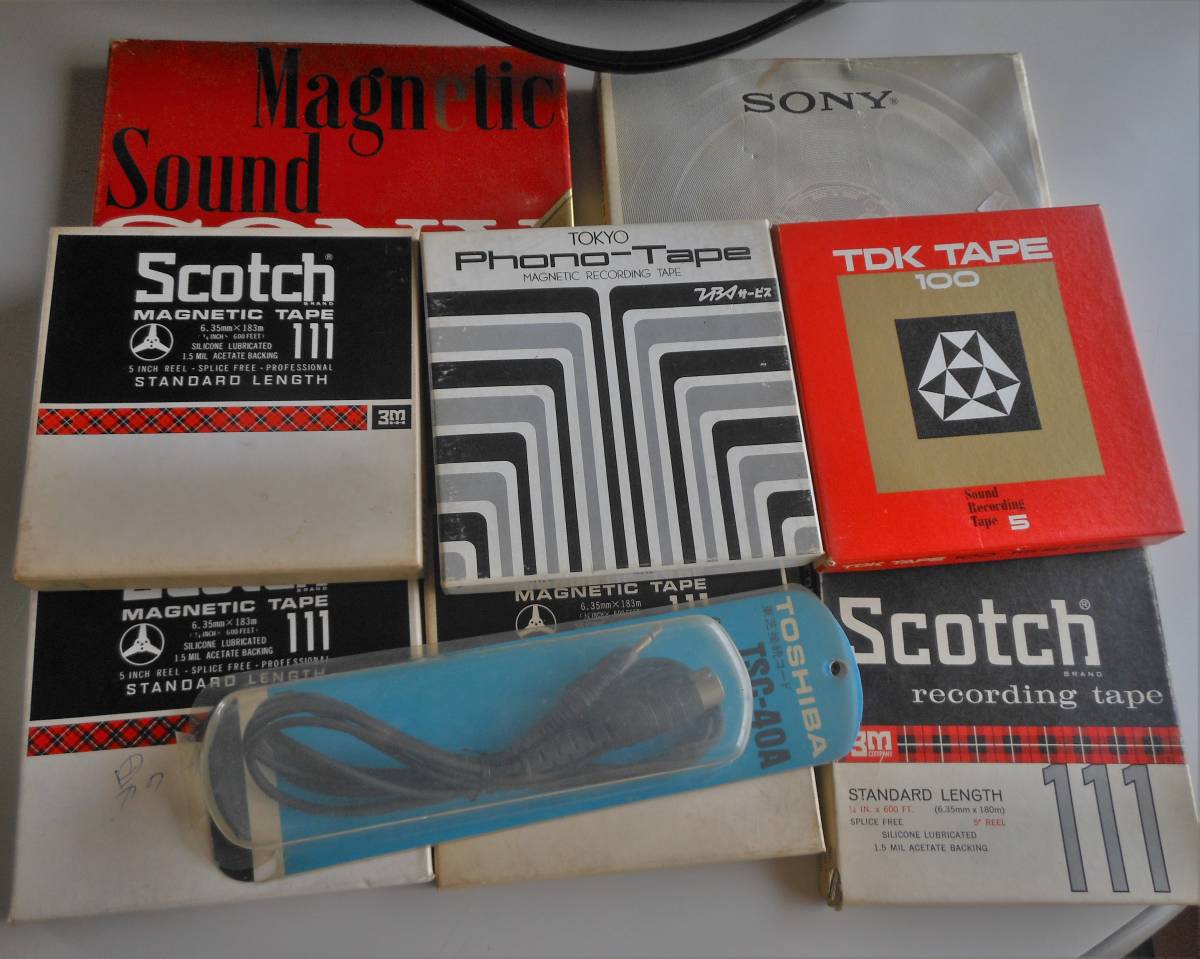 60s 東芝 4トラック オープンリール テープレコーダー GT-704D 動作品
