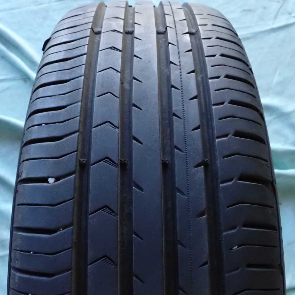 平成22年 メルセデス ベンツ A180 W169 169032 純正 アルミホイール タイヤ 1本 5穴 CONTINENTAL 195/55R16 中古 即決_画像8