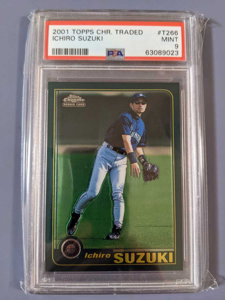 2001 TOPPS CHROME TRADED #266 イチロー ichiro RC PSA9 www.vdiec.com