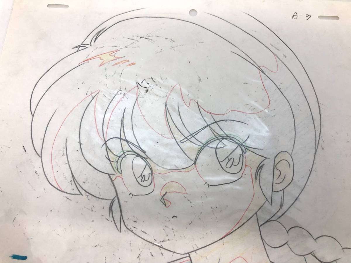 らんま1/2 高橋留美子☆セル画 原画☆アニメ版 女らんま ベレー帽 らんま1/2 高橋留美子☆セル画 原画☆アニメ版 女らんま ベレー帽