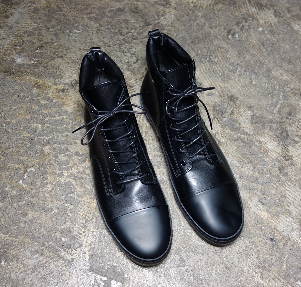 TK 新品 THE RERACS ザリラクス COMMAND LEATHER SHOES レザーシューズ スニーカー ブーツ 黒 ブラック系