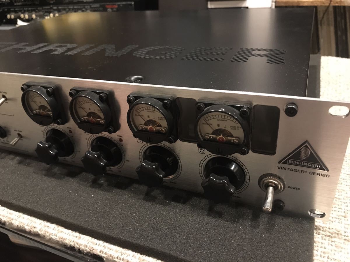 BEHRINGER ベリンガー 真空管 2chマイクプリアンプ TUBE ULTRAGAIN