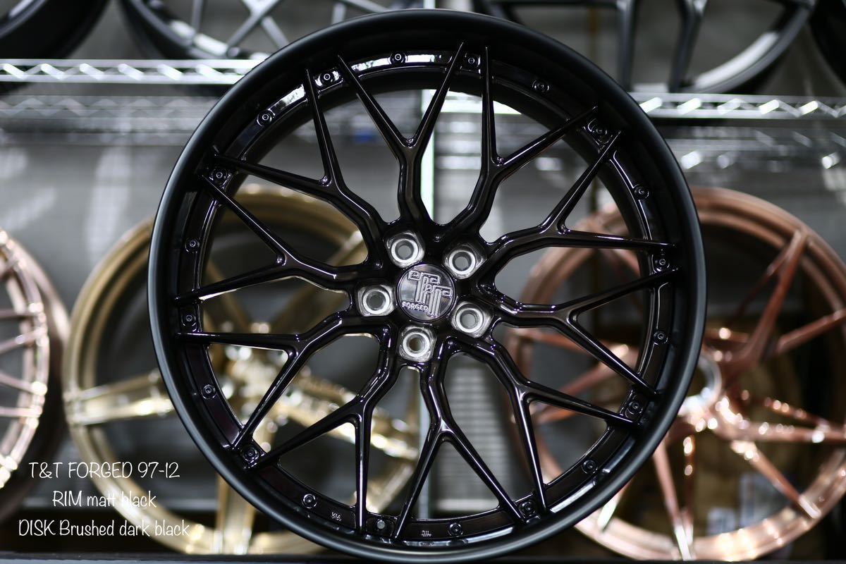 21インチ 4本セット T&T forged 鍛造 ホイール ベンツ AMG 全車種gt4 CLS Sクラス GLE GLC クーペ GT ロードスター 等オーダーで作製 _画像8