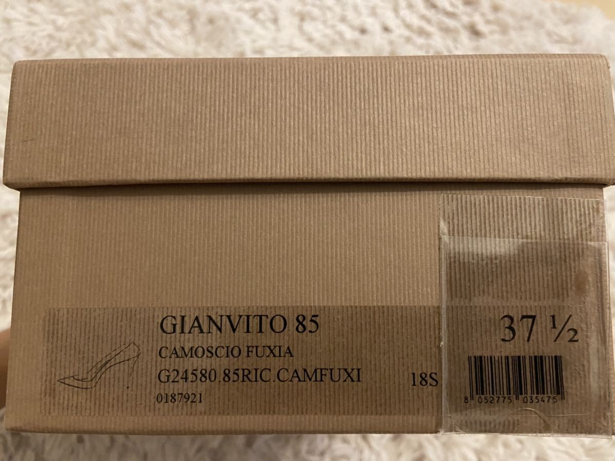 極美品!ジャンヴィトロッシ☆ポインテッドトゥパンプス37.5GIANVITO85