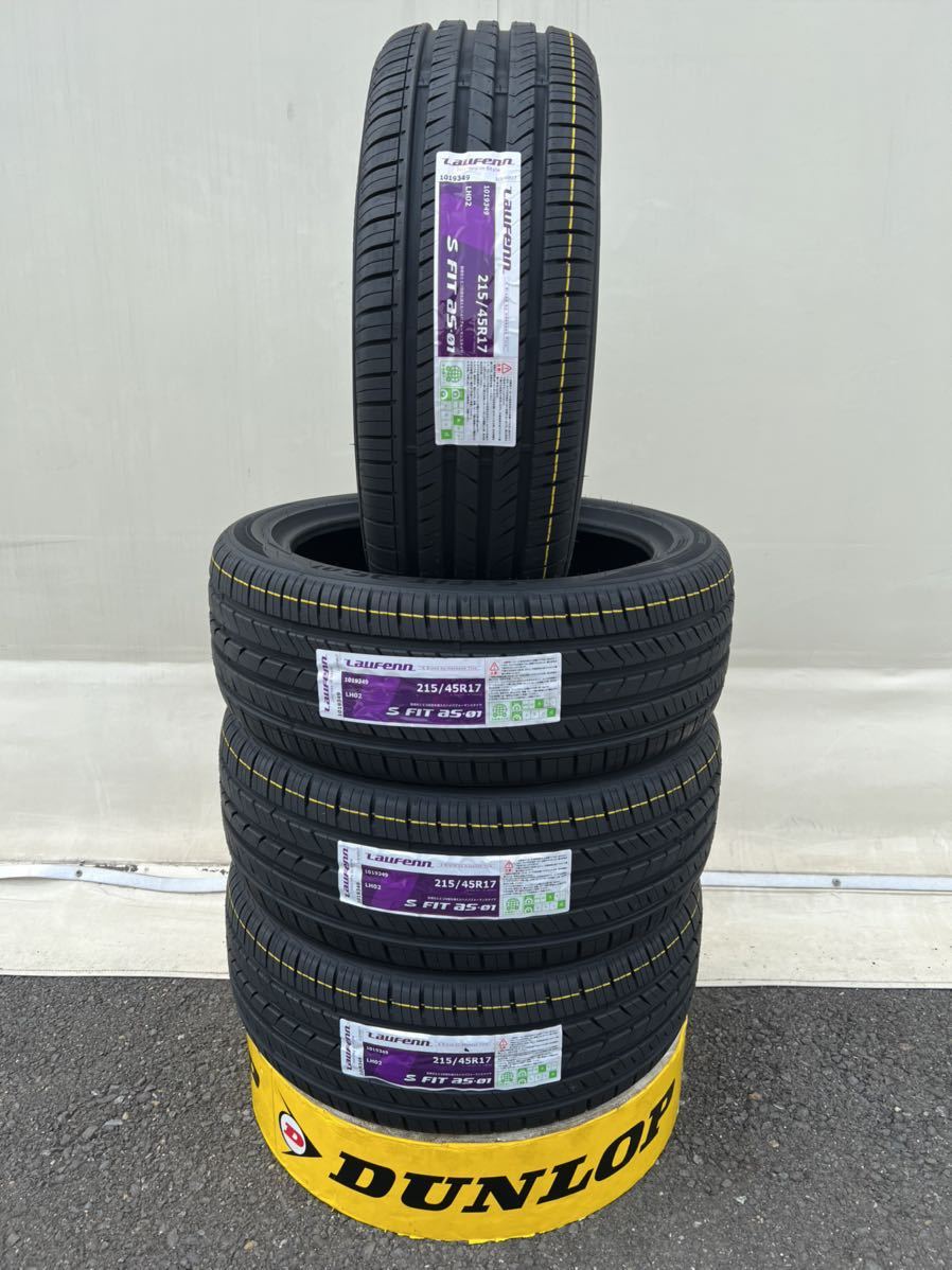 送料税込26600円〜新品タイヤ 215/45R17 91Wハンコック ラウフェン HANKOOK Laufenn S Fit as-01 LH02 4本
