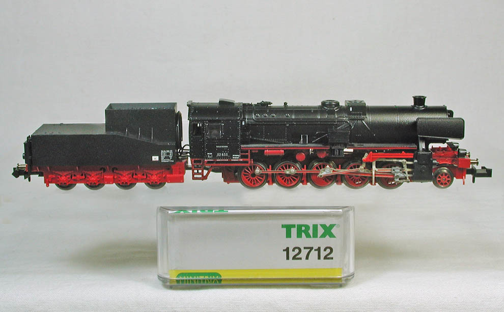MINITRIX #12712 ＤＤＲ（旧東ドイツ国鉄） ５２型テンダー式蒸気機関車 ブラック　● 特価 ●