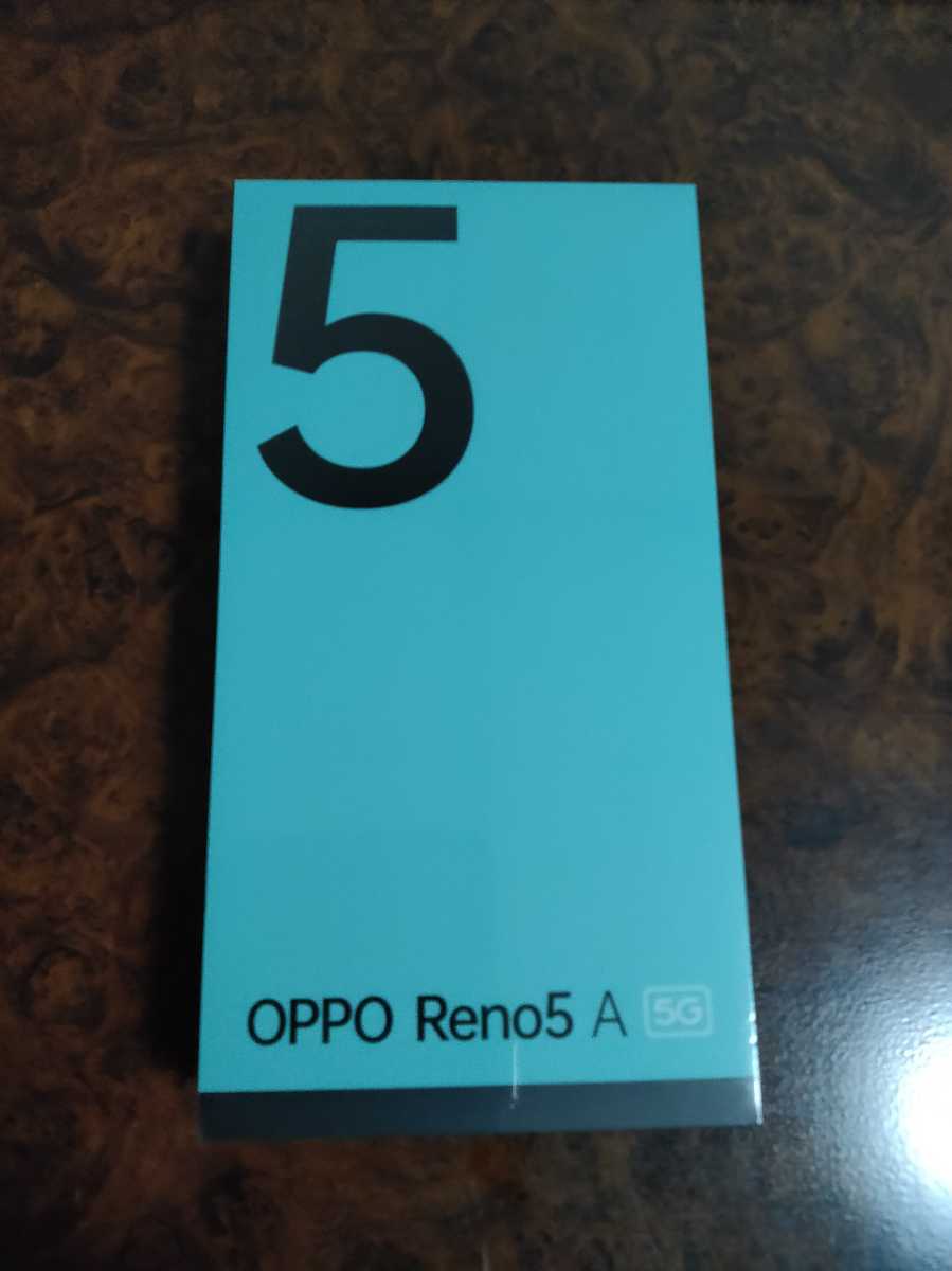 ☆送料無料 新品未開封 OPPO Reno5 A 本体 Esim対応 アイスブルー Sim