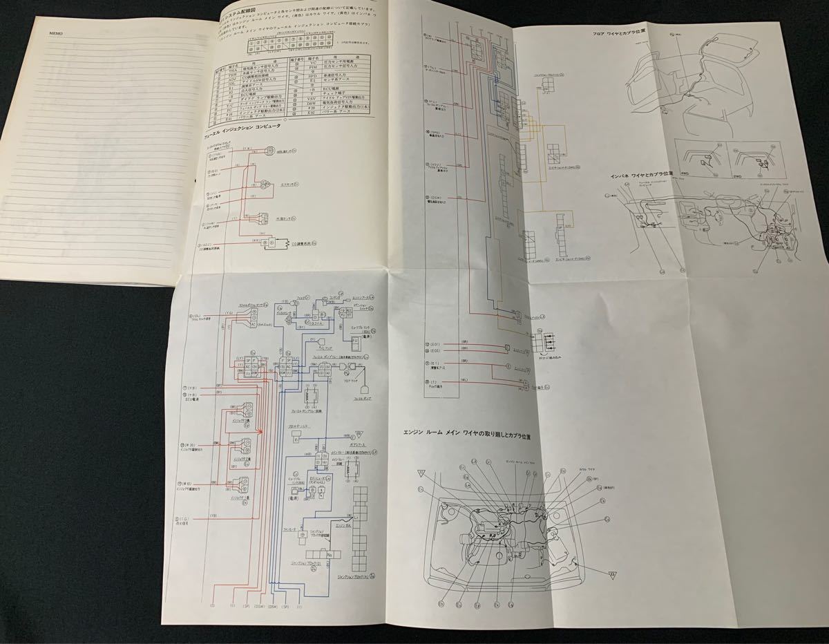 ダイハツ(純正) サービスマニュアル EB型エンジン解説と整備 配線図