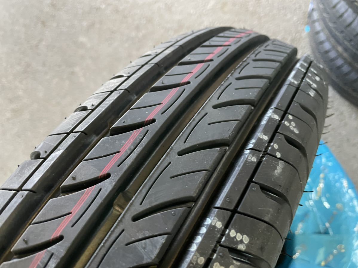 驚きの値段】 ホワイトリボンタイヤ!165R15☆新品4本セット!VWタイプ