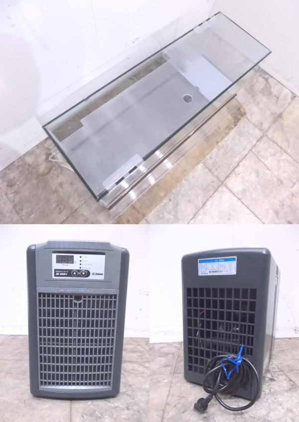 中古厨房 ゼンスイ ZC-500αミニクーラー付 水槽 900×300×360 /22F2716Z_画像4