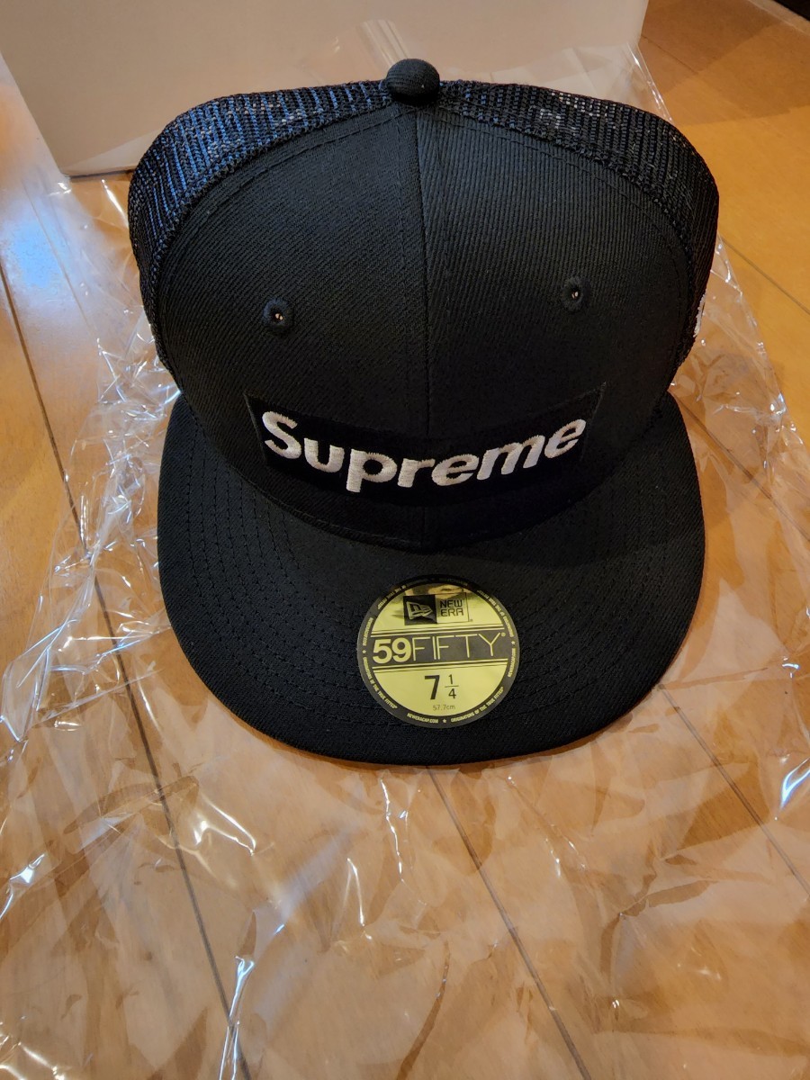 Supreme Box Logo Mesh Back New Era キャップ黒 www.esole.eu