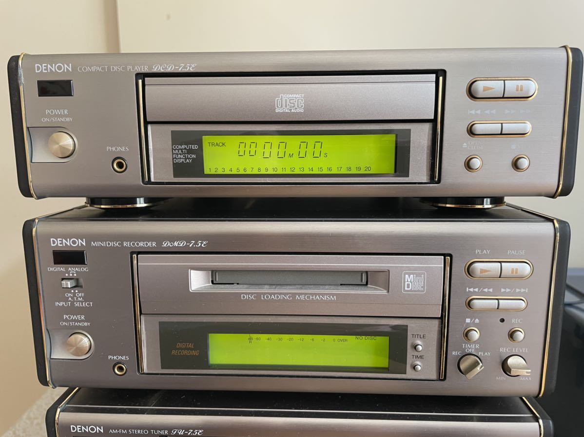 DENON デノン システムコンポ DCD-7.5L/PMA-7.5L/DMD-7.5LII/TU-7.5L 4