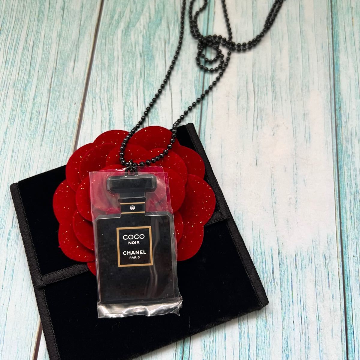 シャネルネックレス 希少レア 1点限り!CHANEL NOIRネックレス 新品