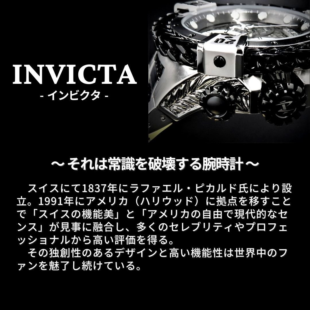 スイス製ムーブ搭載★男前 INVICTA Speedway 37959 インビクタ　スピードウェイ　ミリタリーカラー_画像9