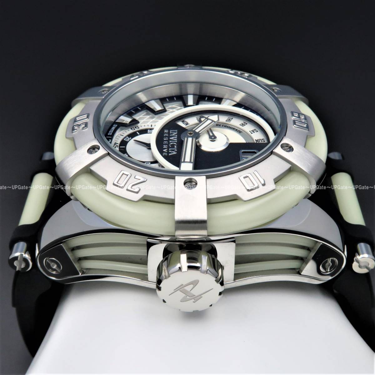 夜光で魅了★Hyperionモデル INVICTA INVICTA Reserve 高機能モデル★Carbon 37202 インビクタ リザーブ 37264