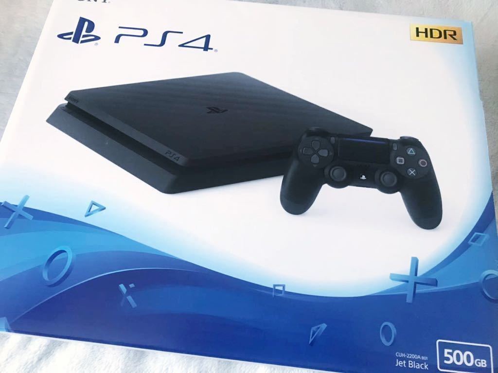 新品 [SONY PlayStation 4 ジェット・ブラック 500GB CUH-2200AB Ps4