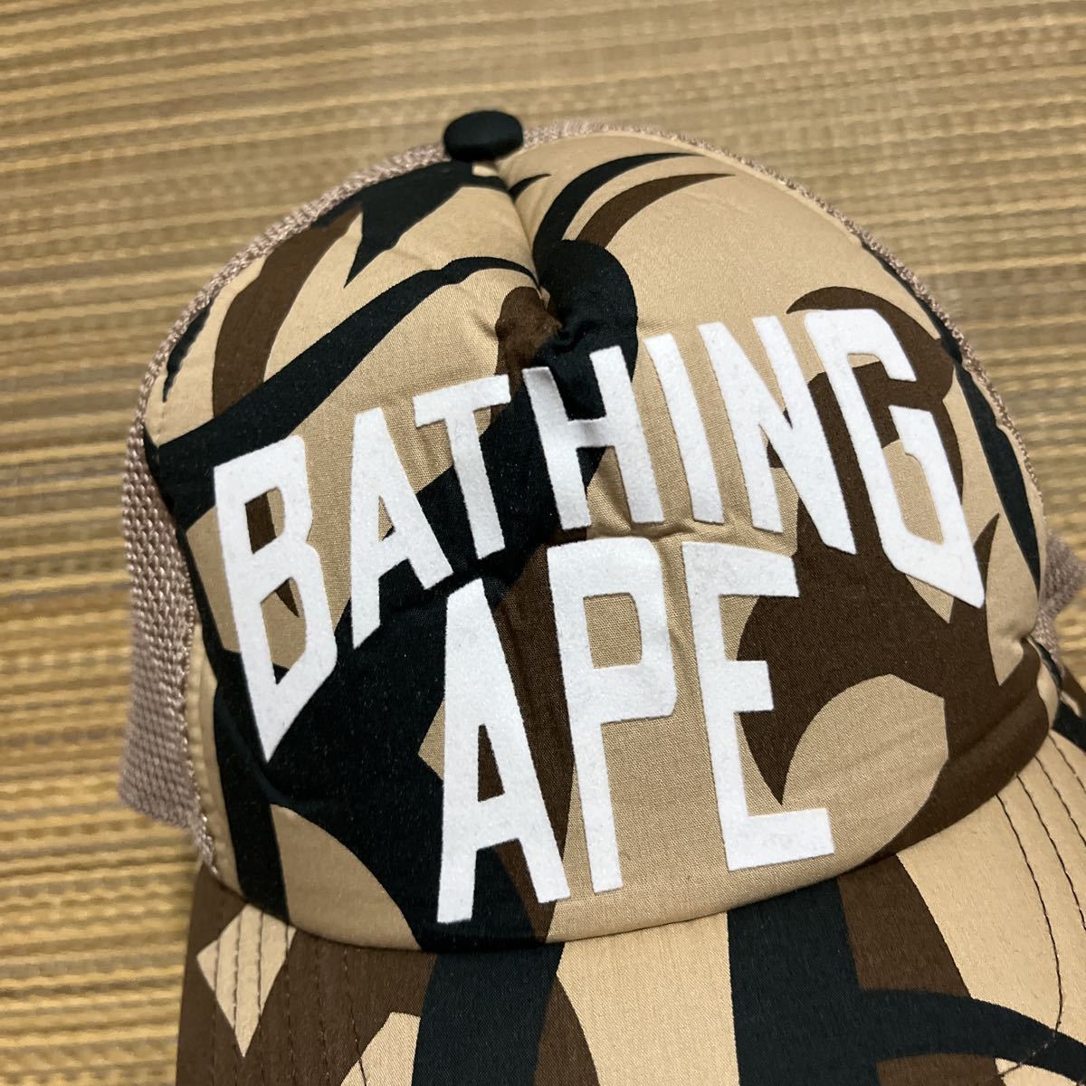 新品未使用 A BATHING APE BAPE KAWS トライバルカモ camo 迷彩