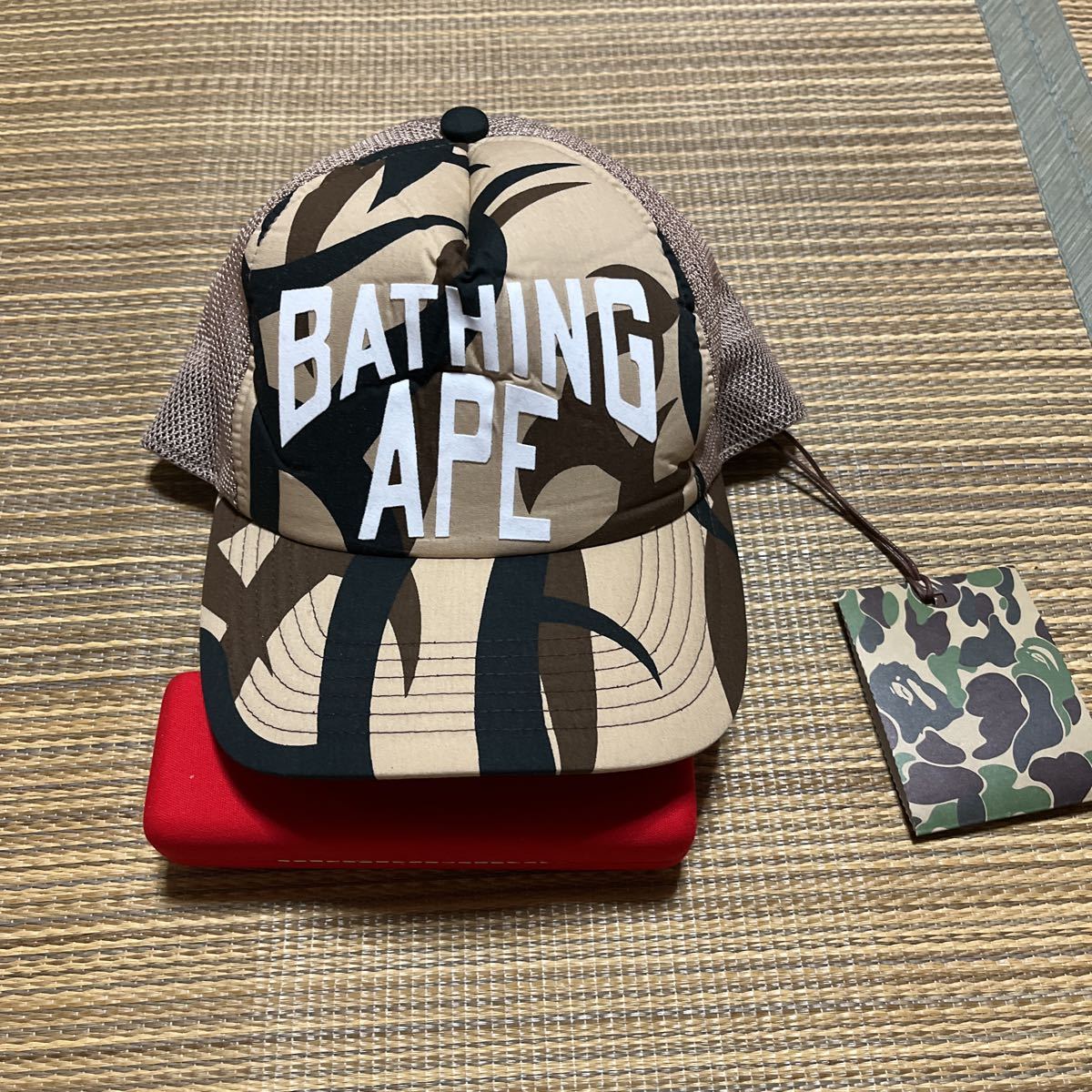 新品未使用 A BATHING APE BAPE KAWS トライバルカモ camo 迷彩