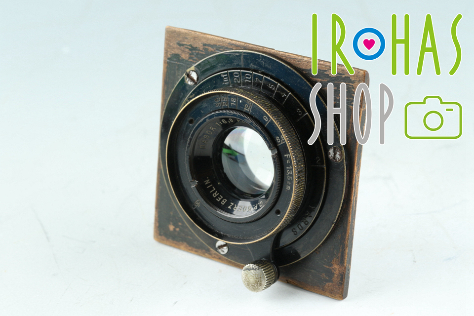 2022年新作 Dagor 13.5cm F/6.8 Lens #42015B6 大判、中判カメラ用 2022年新作 Dagor 13.5cm F/6.8 Lens #42015B6 大判、中判カメラ用